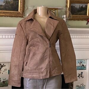 Superlative Fashion suede jacket from Italy. Hippie, boho chic, cottage core .